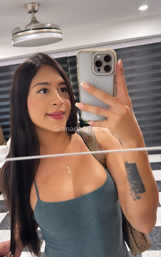 Andrea, trans latina recién llegada. 607797689. Citas en GRANADA, GRANADA. www.granadacitas.es.