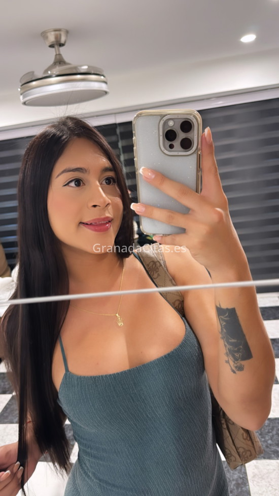 Andrea, trans latina recién llegada. 607797689. Citas en GRANADA, GRANADA. www.granadacitas.es.